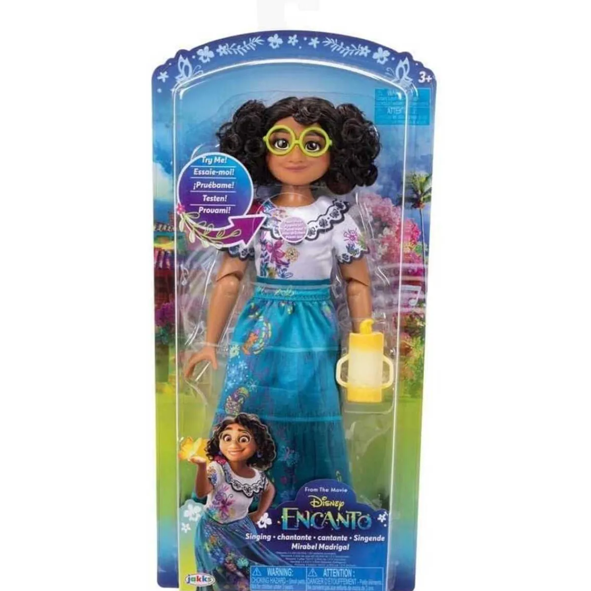 PRINCESAS DISNEY Muñecas*Disney - Muñeca cantarina Mirabel Madrigal Encanto 25cm ㅤ