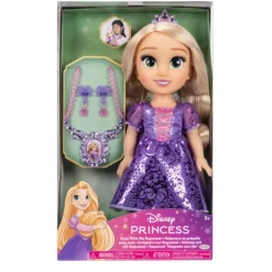 TOYS "R" US Muñecas*Disney - Muñeca Rapunzel 38 cm con collar y pendientes