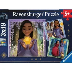 RAVENSBURGER IBÉRICA Juegos Y Puzzles*Disney - Puzzle de colección Disney Wish, 3x49 piezas ㅤ