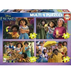 EDUCA BORRAS Juegos Y Puzzles*Disney - Puzzle progresivo Encanto 4 en 1 de 50 a 150 piezas ㅤ