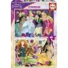 EDUCA BORRAS Juegos Y Puzzles*Disney - Set de 2 Puzzles Disney Princess de 48 Piezas cada uno ㅤ