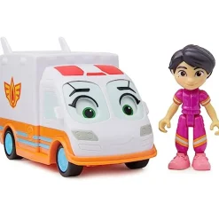 SPIN MASTER Coleccionables Y Mini Mundos*Disney - Vehículo de rescate Firebuds Core Violet y Axl ㅤ