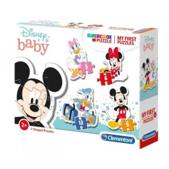 CLEMENTONI Juegos Y Puzzles*Disney baby - 4 puzzles progresivos 3,6,9 y 12 piezas