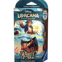 RAVENSBURGER IBÉRICA Juegos Y Puzzles|Friki Zone*Disney Lorcana - Mazo de inicio Azurite Sea - Ámbar/Rubí (inglés)