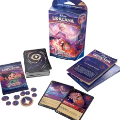 RAVENSBURGER IBÉRICA Juegos Y Puzzles|Friki Zone*Disney Lorcana - Shimmering Skies - Mazo de inicio Amatista/Rubí en ingles