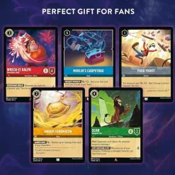 RAVENSBURGER IBÉRICA Juegos Y Puzzles|Friki Zone*Disney Lorcana - Shimmering Skies - Mazo de inicio Amatista/Rubí en ingles