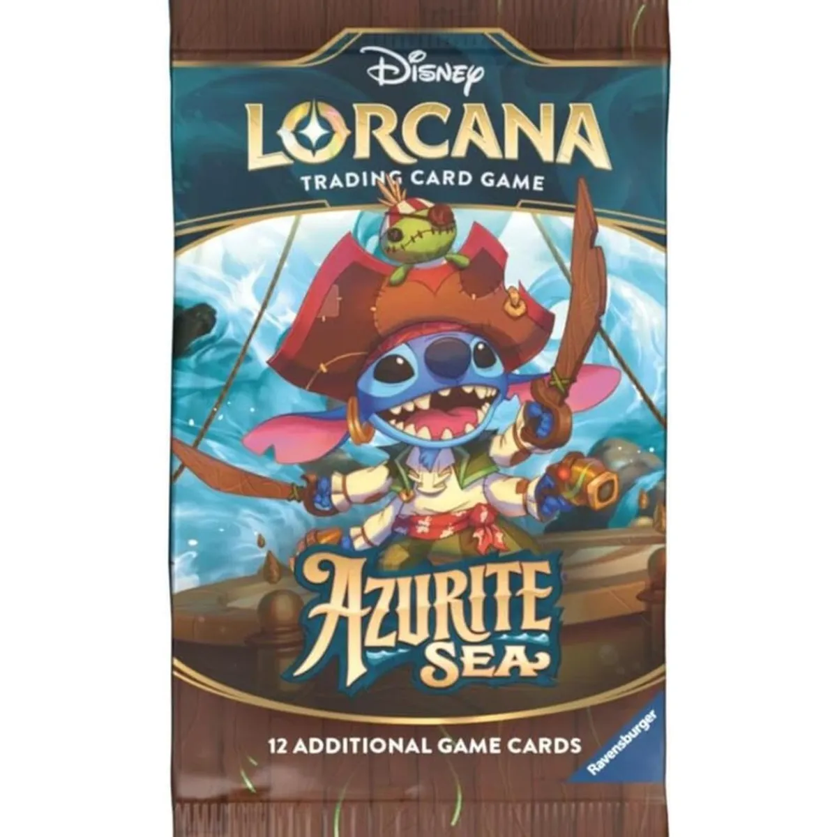 RAVENSBURGER IBÉRICA Juegos Y Puzzles|Friki Zone*Disney Lorcana - Sobre de cartas Azurite Sea en inglés (Varios modelos)