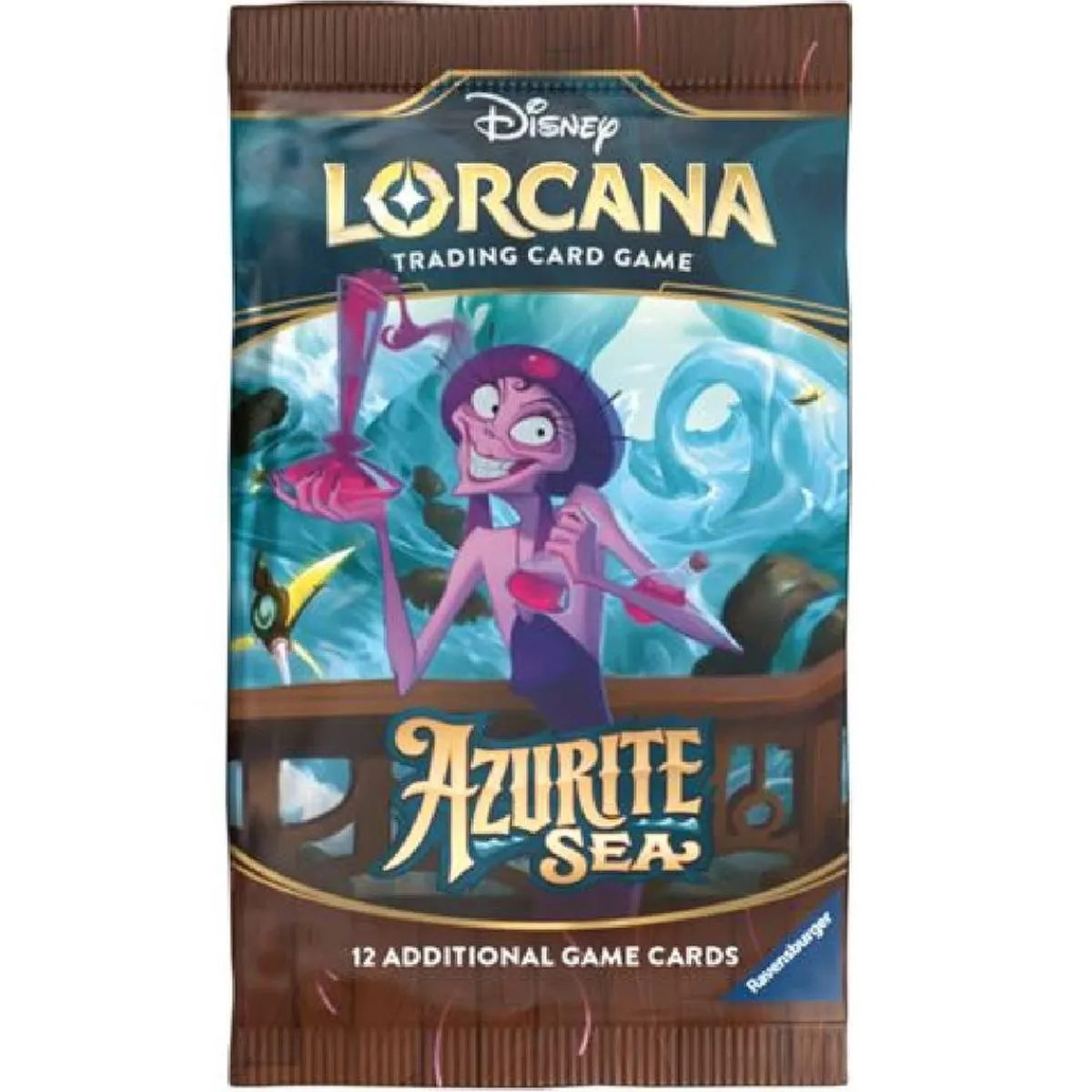 RAVENSBURGER IBÉRICA Juegos Y Puzzles|Friki Zone*Disney Lorcana - Sobre de cartas Azurite Sea en inglés (Varios modelos)