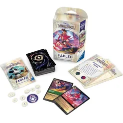 RAVENSBURGER IBÉRICA Juegos Y Puzzles|Friki Zone*Disney Lorcana Fabled - Mazo de inicio Esmeralda / Rubí (inglés)