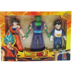 BIZAK Figuras De Acción*Dragon Ball Super - Pack 3 personajes Monsterflex (Varios modelos)