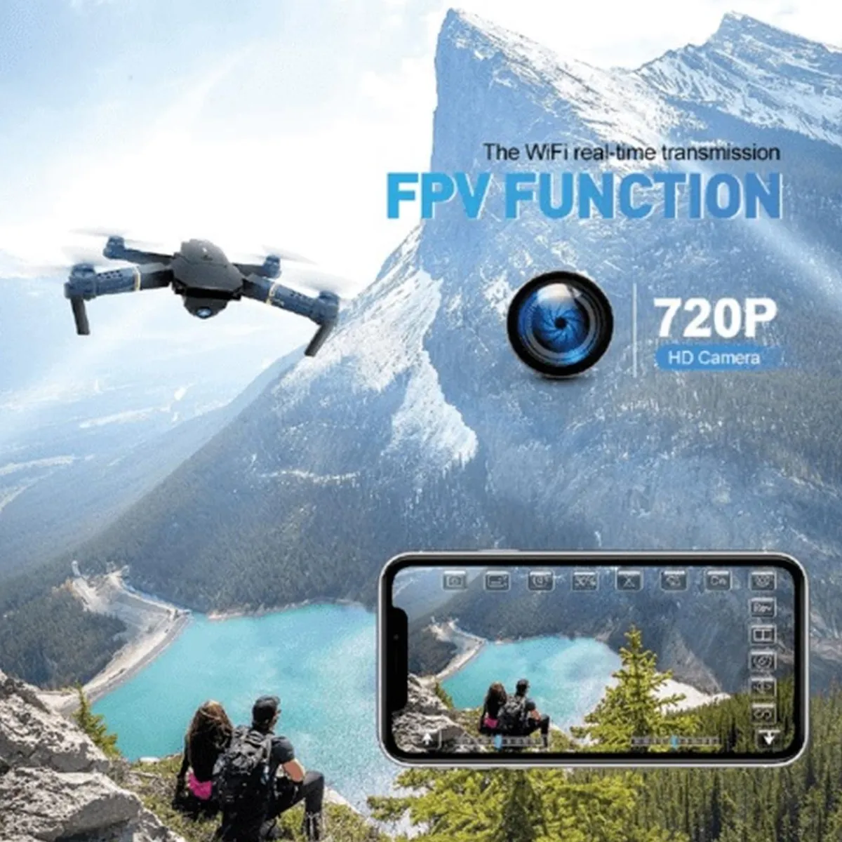 KLACK EUROPE Vehículos Y Circuitos*Dron con cámara 720p EKLACK58