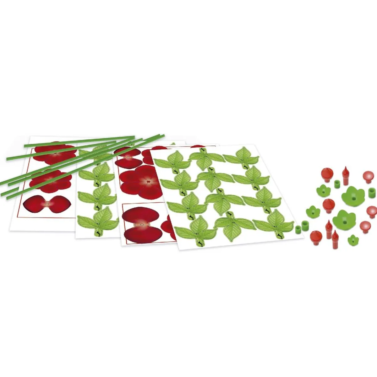 EDUCA BORRAS Arte Y Manualidades*- Floral Art - Ramo rosas rojas