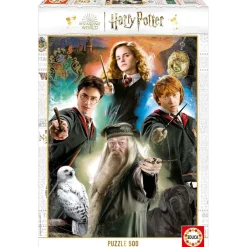 EDUCA BORRAS Juegos Y Puzzles*- Harry Potter - Puzzle de 500 Piezas ㅤ