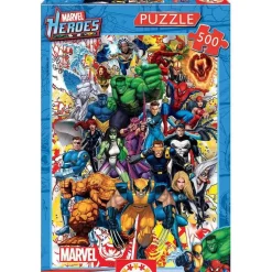 EDUCA Juegos Y Puzzles*Borras - Héroes Marvel - Puzzle 500 Piezas