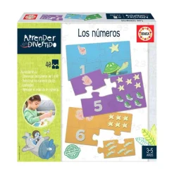 EDUCA BORRAS Juguetes Educativos Y Libros|Juegos Y Puzzles*- Juego Educativo: Aventura lúdica en el Universo de los Números ㅤ