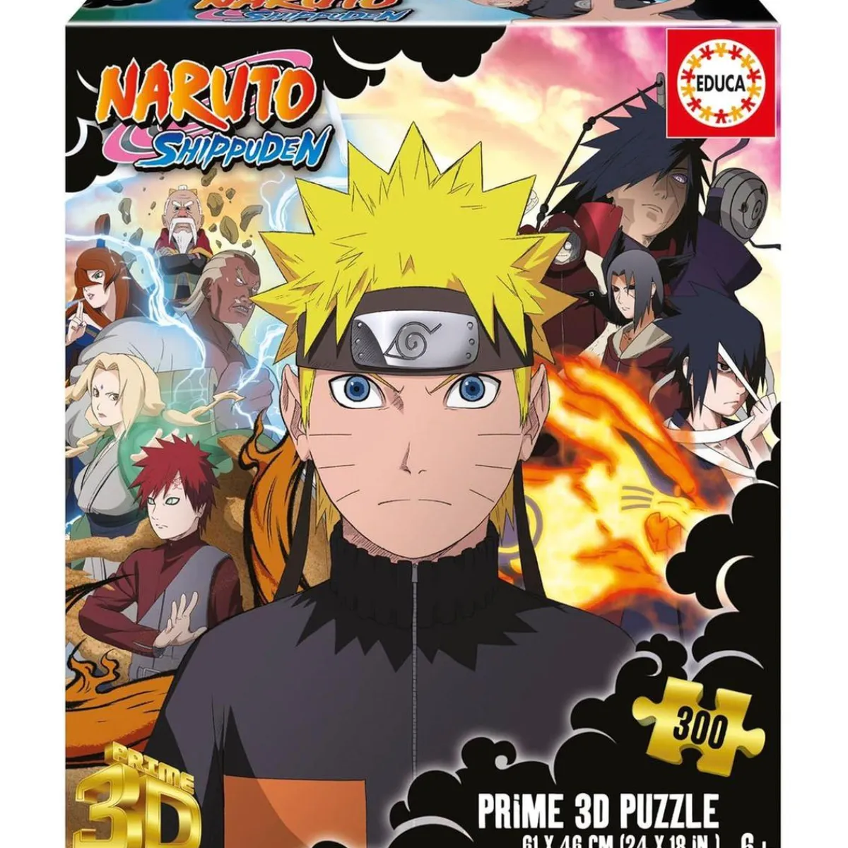 EDUCA BORRAS Juegos Y Puzzles*- Naruto Shippuden - Puzzle lenticular 3D 300 piezas