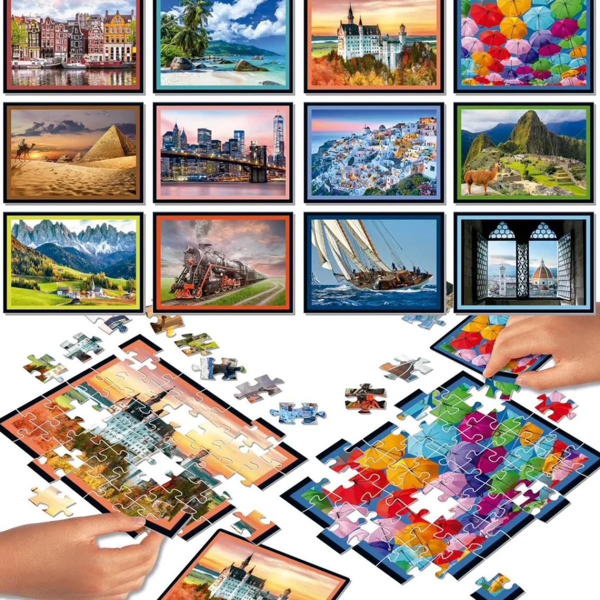 EDUCA BORRAS Juegos Y Puzzles*- Puzzle Battle Paisajes