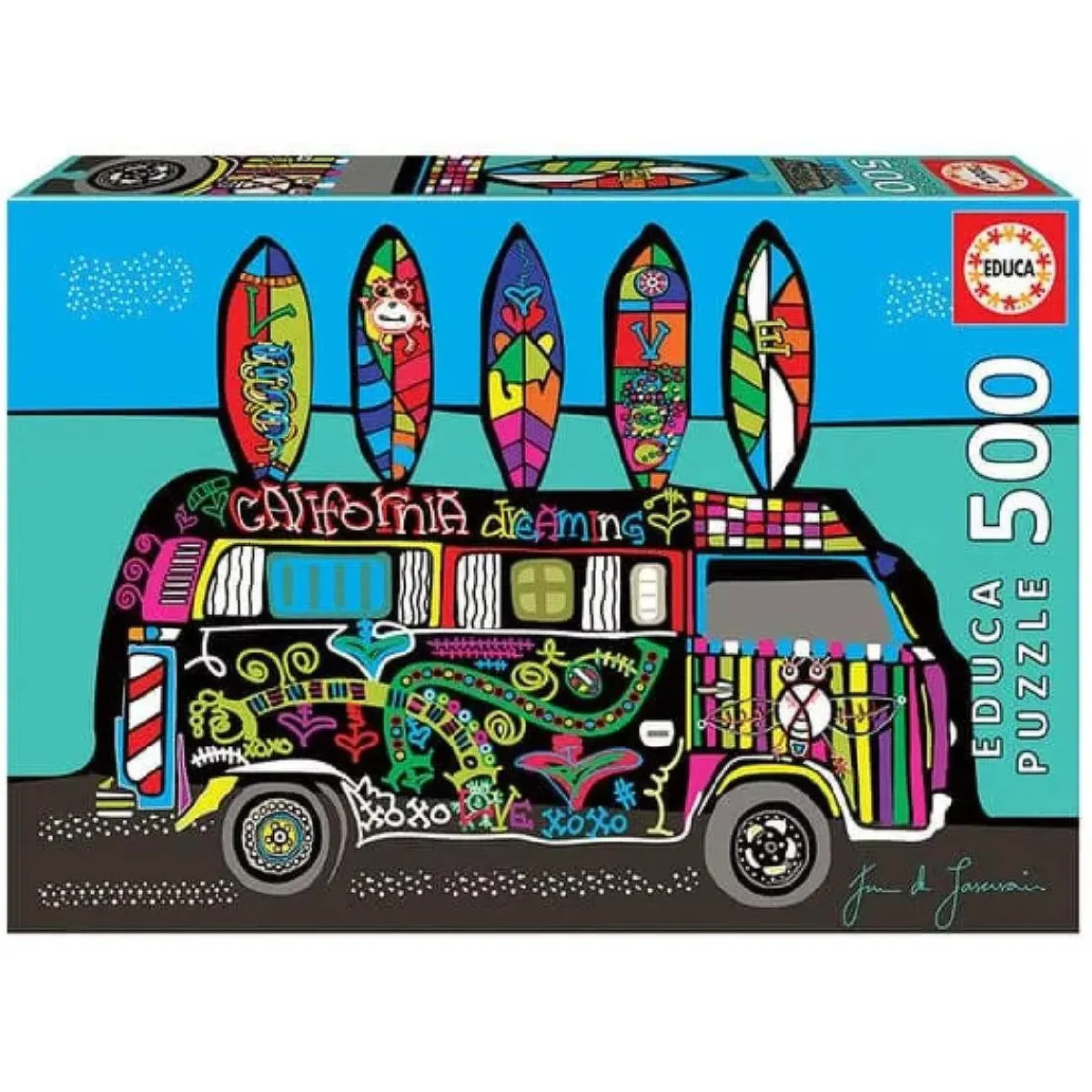 EDUCA BORRAS Juegos Y Puzzles*- Puzzle California Dreaming 500 piezas