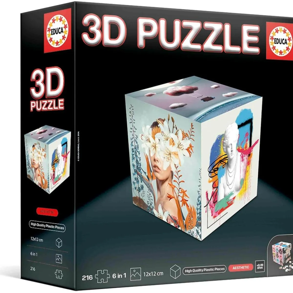 BORRAS Juegos Y Puzzles*Educa - Puzzle 3D Aesthetic