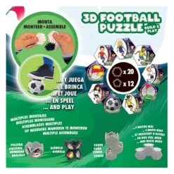 EDUCA BORRAS Juegos Y Puzzles*- Puzzle 3D fútbol