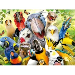 EDUCA BORRAS Juegos Y Puzzles*- Puzzle de pajarito: 500 piezas, 48x34 cm con Cola Fix para montaje ㅤ