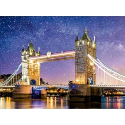 EDUCA BORRAS Juegos Y Puzzles*- Puzzle Luminoso Tower Bridge Londres 1000 Piezas ㅤ