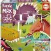 EDUCA BORRAS Juegos Y Puzzles*- Puzzle Max 28 Piezas Dinosaurios ㅤ