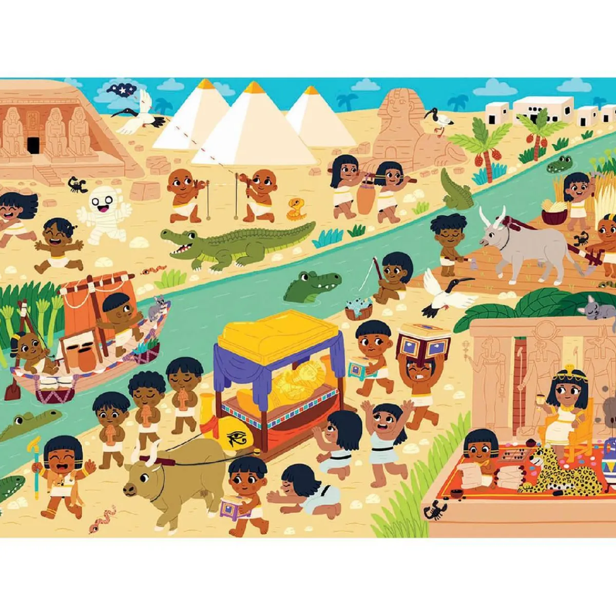 EDUCA BORRAS Juegos Y Puzzles*Educa Borrás - Antiguo Egipto - Puzzle 150 piezas Happy Learning