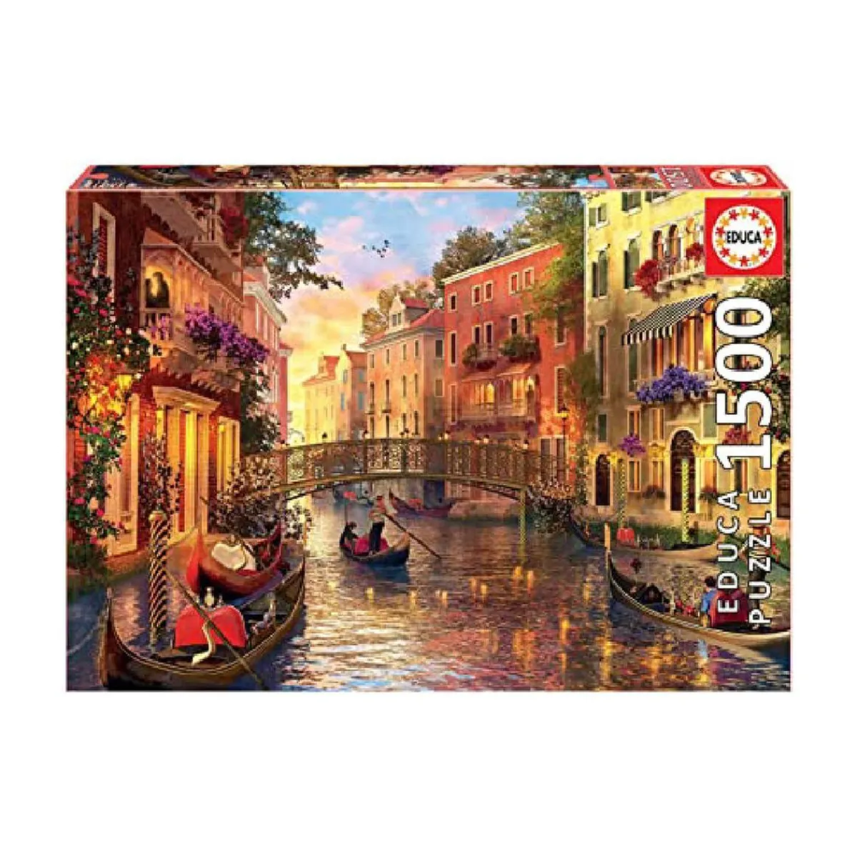 EDUCA Juegos Y Puzzles*Borrás - Atardecer en Venecia - Puzzle 1500 piezas
