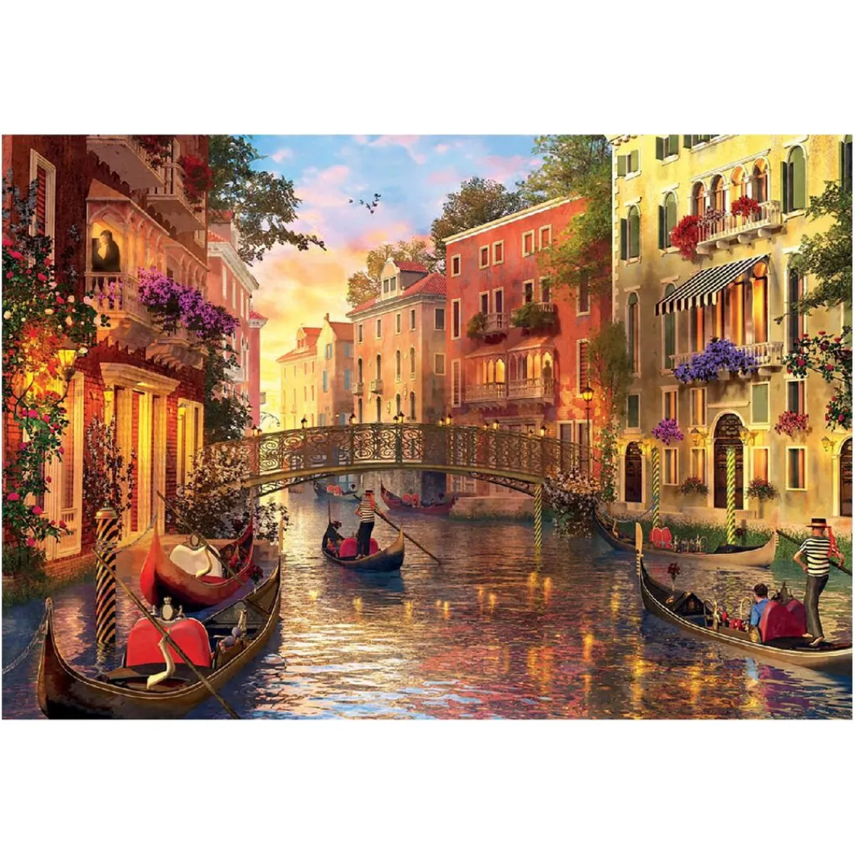 EDUCA Juegos Y Puzzles*Borrás - Atardecer en Venecia - Puzzle 1500 piezas
