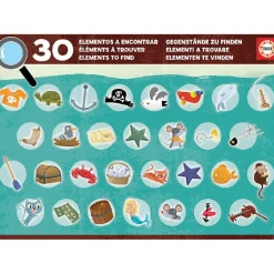 EDUCA BORRAS Juegos Y Puzzles*Educa Borrás - Barco pirata - Puzzle detectives 50 piezas