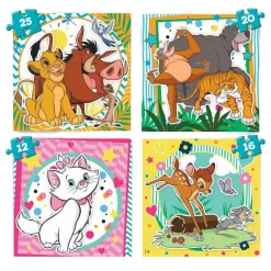 EDUCA BORRAS Juegos Y Puzzles*Educa Borrás - Disney - Maleta con 4 puzzles progresivos