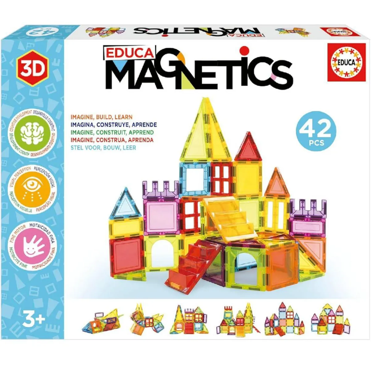 EDUCA BORRAS Juegos Y Puzzles*Educa Borrás - Educa Magnetics 42 piezas