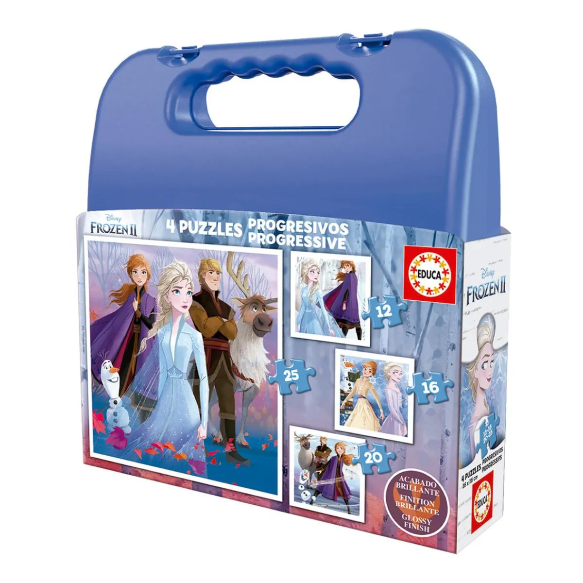 EDUCA BORRAS Juegos Y Puzzles*Educa Borrás - Frozen - Pack 4 Puzzles Progresivos Frozen 2