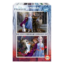 EDUCA BORRAS Juegos Y Puzzles*Educa Borrás - Frozen - Pack Puzzles 2x100 piezas Frozen 2