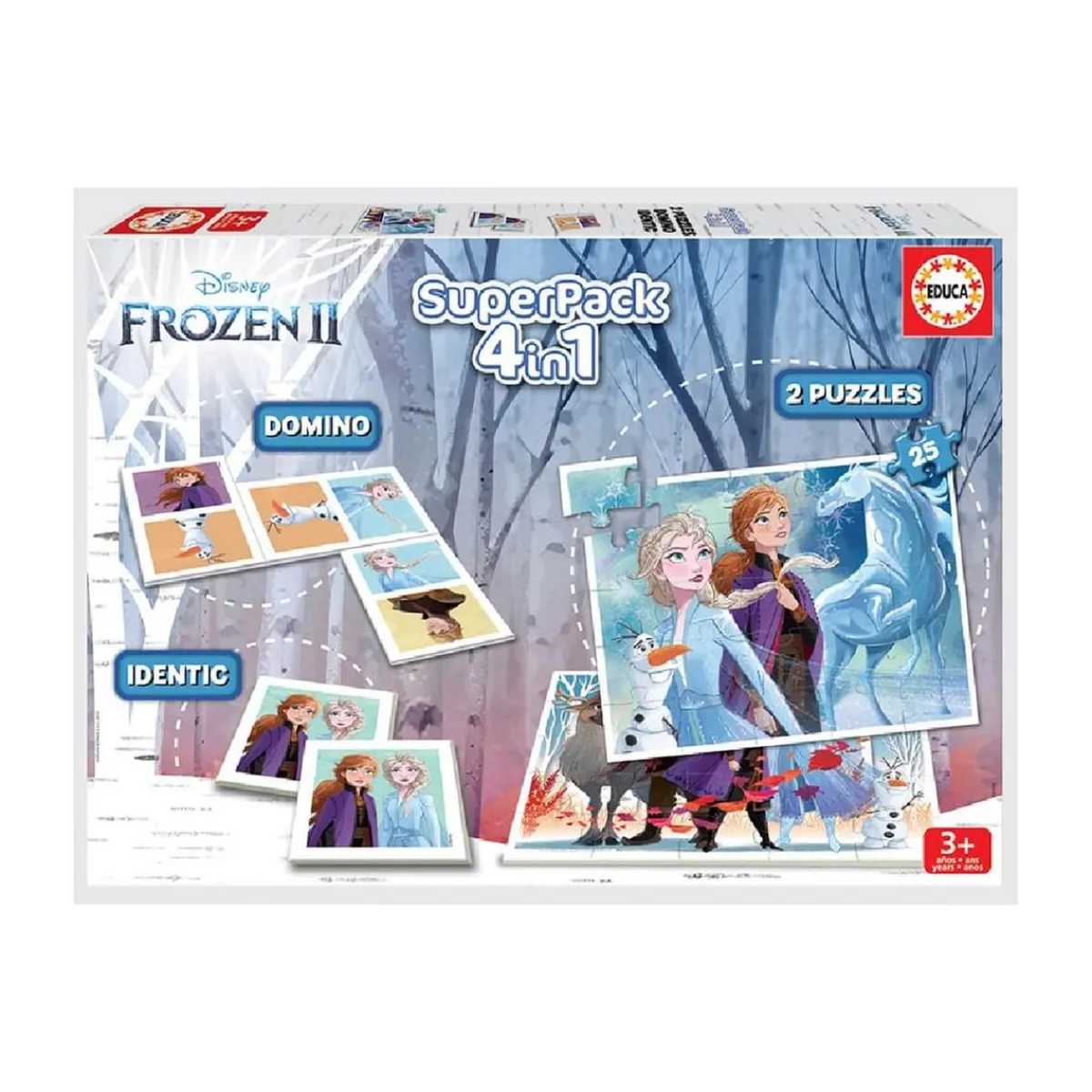 EDUCA Juguetes Educativos Y Libros|Juegos Y Puzzles*Borrás - Frozen - Superpack Frozen II