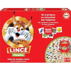 EDUCA BORRAS Juegos Y Puzzles|Friki Zone*Educa Borrás - Lince edición familia - Juego de mesa