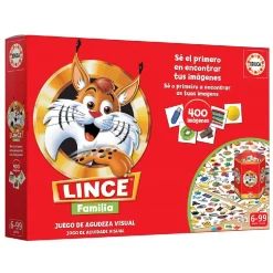 EDUCA BORRAS Juegos Y Puzzles|Friki Zone*Educa Borrás - Lince edición familia - Juego de mesa