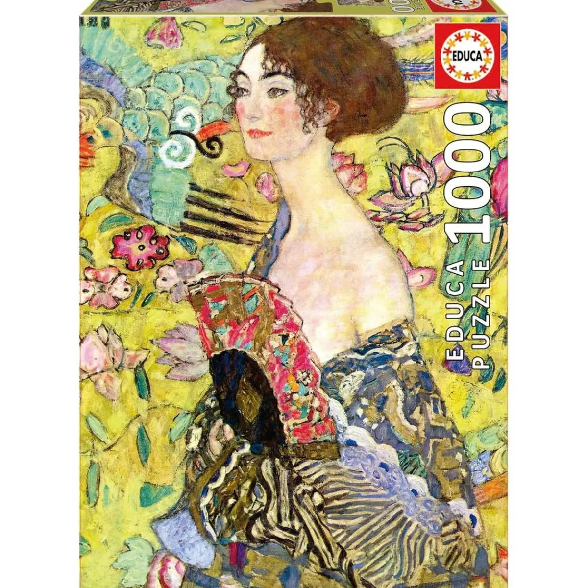 EDUCA BORRAS Juegos Y Puzzles*educa borrás - Puzzle Adultos Retrato de Adele Gustav Klimt 1000 Piezas ㅤ