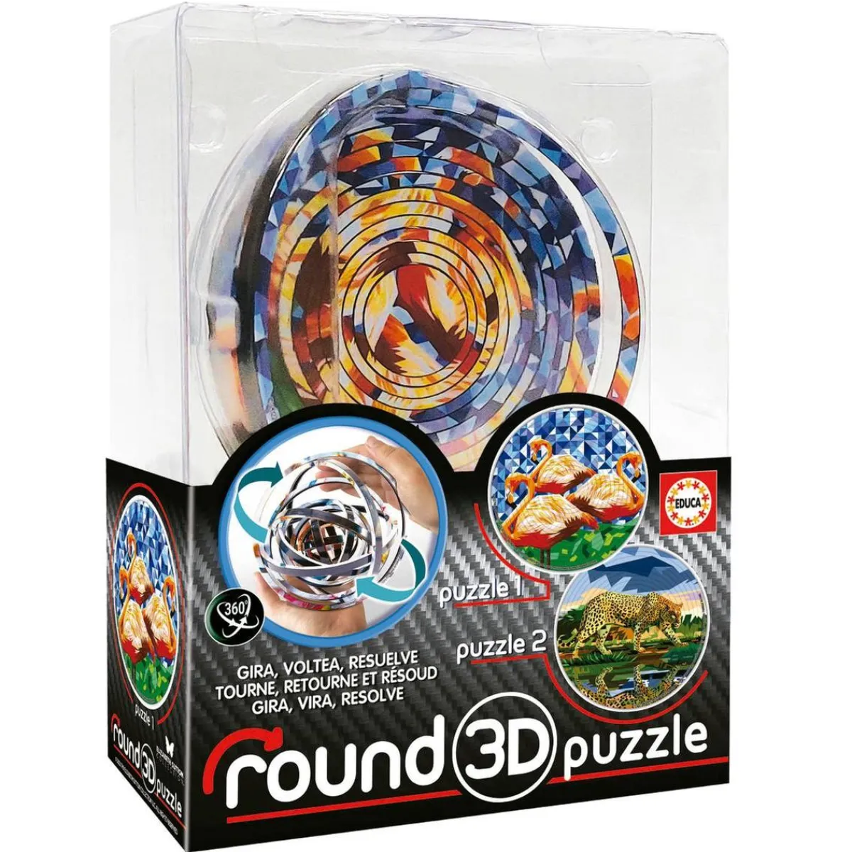 EDUCA BORRAS Juegos Y Puzzles*Educa Borrás - Puzzle redondo 3D Elizabeth Sutton