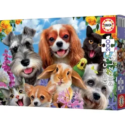 EDUCA BORRAS Juegos Y Puzzles*Educa Borrás - Selfie de mascotas - Puzzle 200 piezas