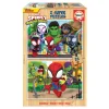 EDUCA BORRAS Juegos Y Puzzles*Educa Borrás - Spidey y su Superequipo - Pack puzzles de madera 2x25 piezas