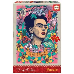 EDUCA BORRAS Juegos Y Puzzles*Educa Borrás - Viva la Vida, Frida Kahlo - Puzzle 500 piezas