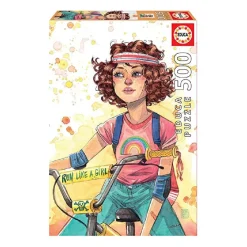 EDUCA BORRAS Juegos Y Puzzles*Educa Borrás - Run like a Girl - Puzzle 500 piezas