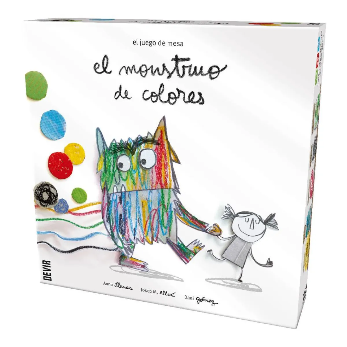 DEVIR Juguetes Educativos Y Libros|Juegos Y Puzzles*El Monstruo de Colores - Juego de Mesa