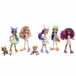 ENCHANTIMALS Muñecas*- City Tails - Pack 5 muñecas Skate