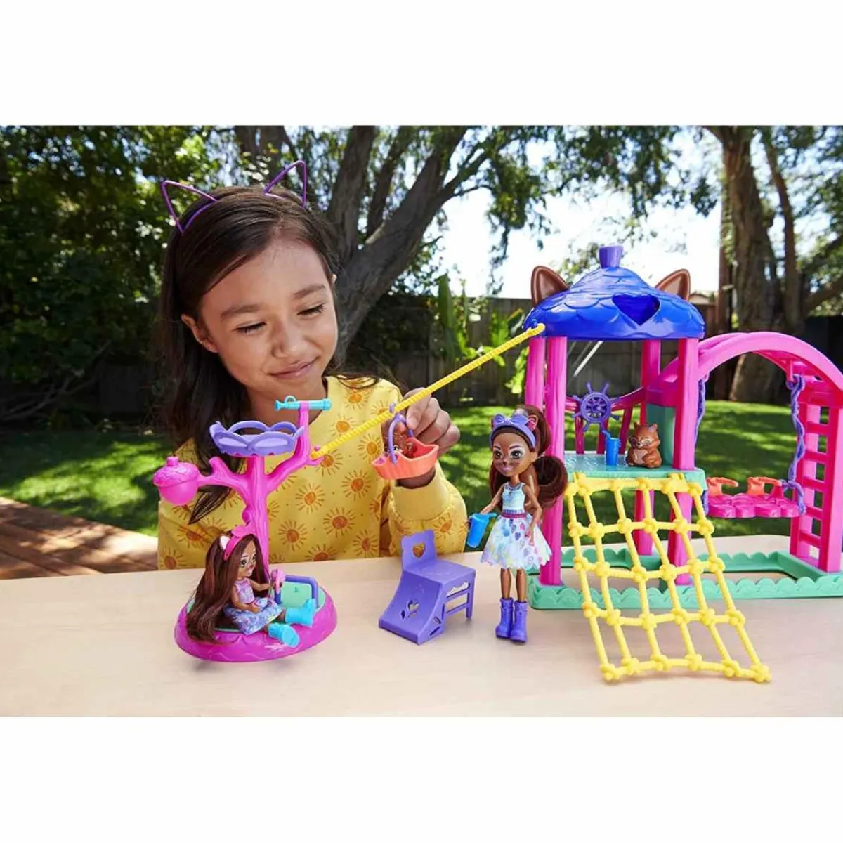 ENCHANTIMALS Muñecas*- City Tails - Parque de juegos de Sabine y Seneca Squirrel