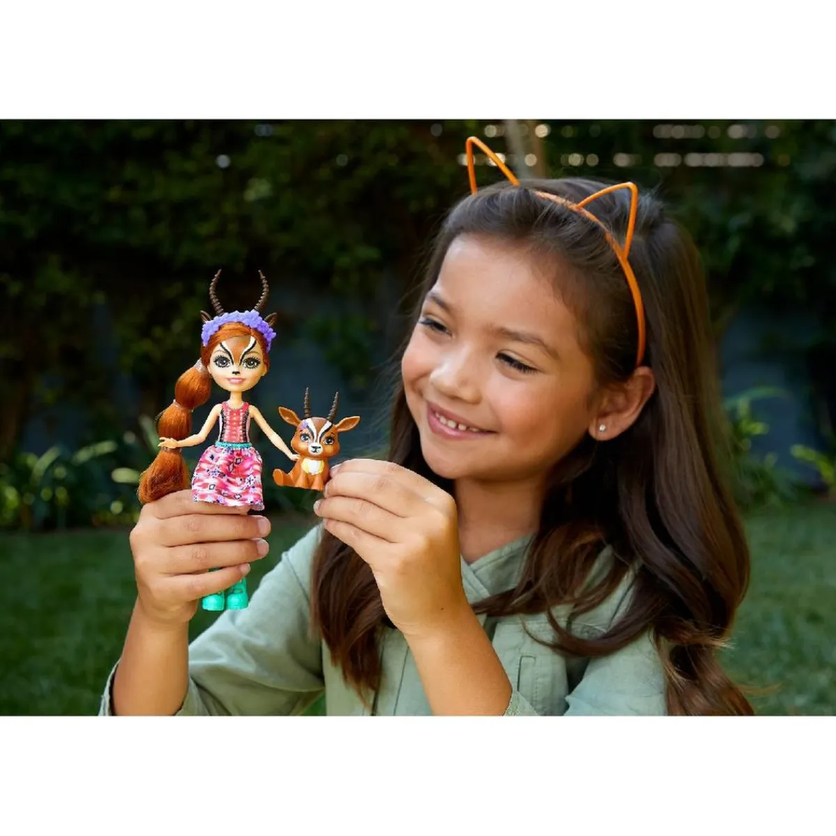 ENCHANTIMALS Muñecas*- Gabriela Gazelle y Racer - Pack muñeca y mascota