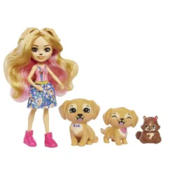 ENCHANTIMALS Muñecas*- Gerika con familia de perritos