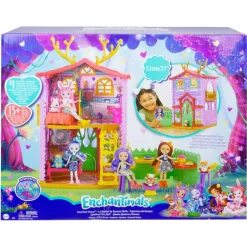 BARBIE Muñecas*Enchantimals - muñeca Danessa Deer con casa de ciervos